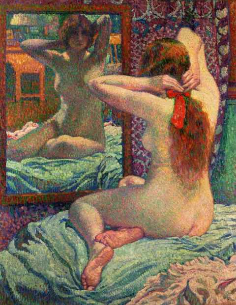 TheoVanRysselberghe_ScarletRibbon_1906