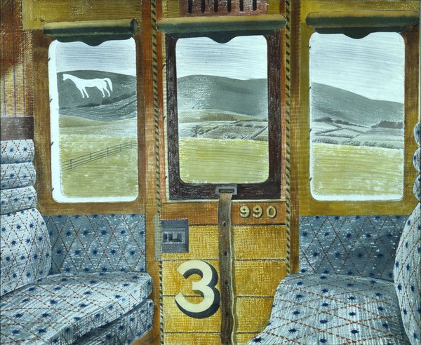 EricRavilious_TrainLandscape_1942