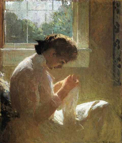 FrankWestonBenson_SunnyWindow_1919