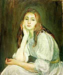 BertheMorisot_JulieDaydreaming_1894